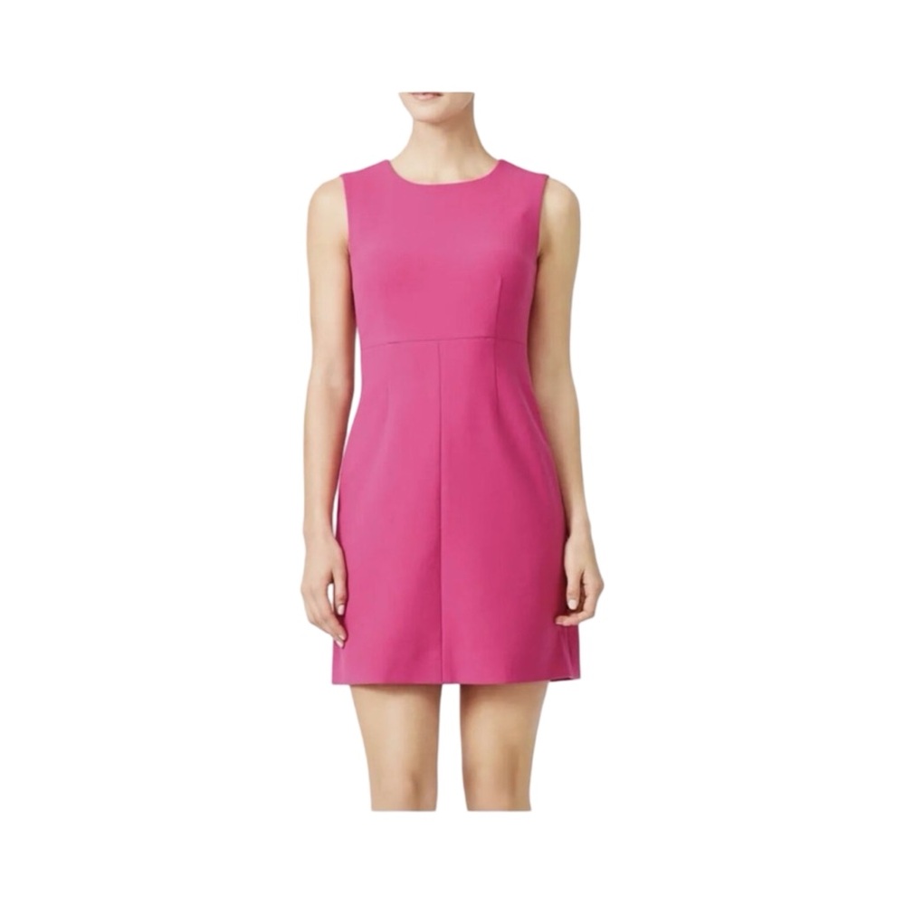 DIANE VON FURSTENBERG Hot Pink Zip Dress